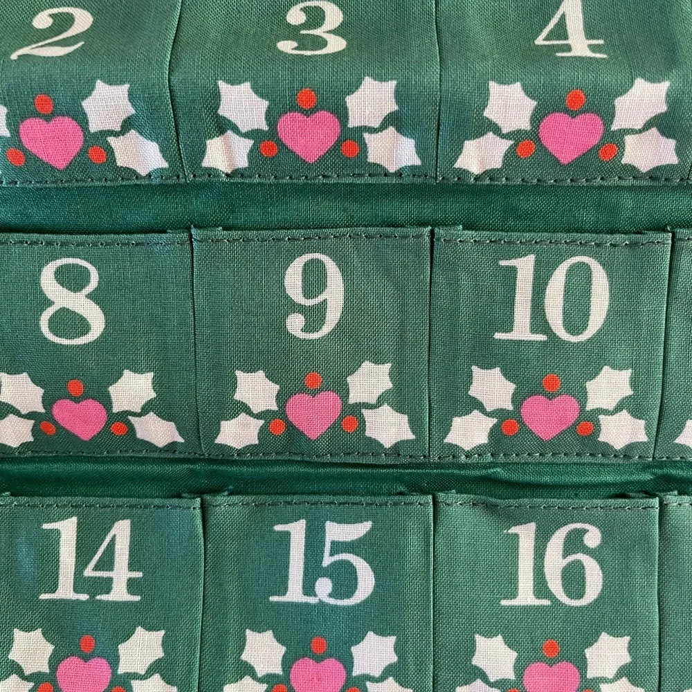 NEW! Vintage Avon Fabric Christmas Countdown Calendar With Moveable Mouse - Picture 4 of 6
